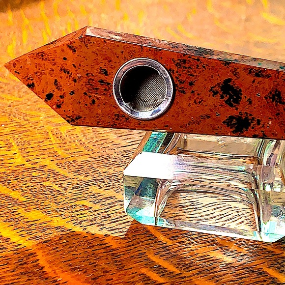 MAHOGANY OBSIDIAN POINT HERBAL - Picture 5 of 7